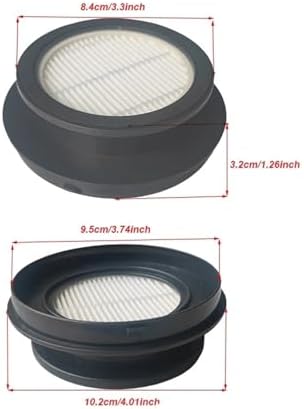 Laresar V7 & SunSare X7A-US Vacuum Filters Replacement Kit - 4 Pack for Cordless Stick Cleaners