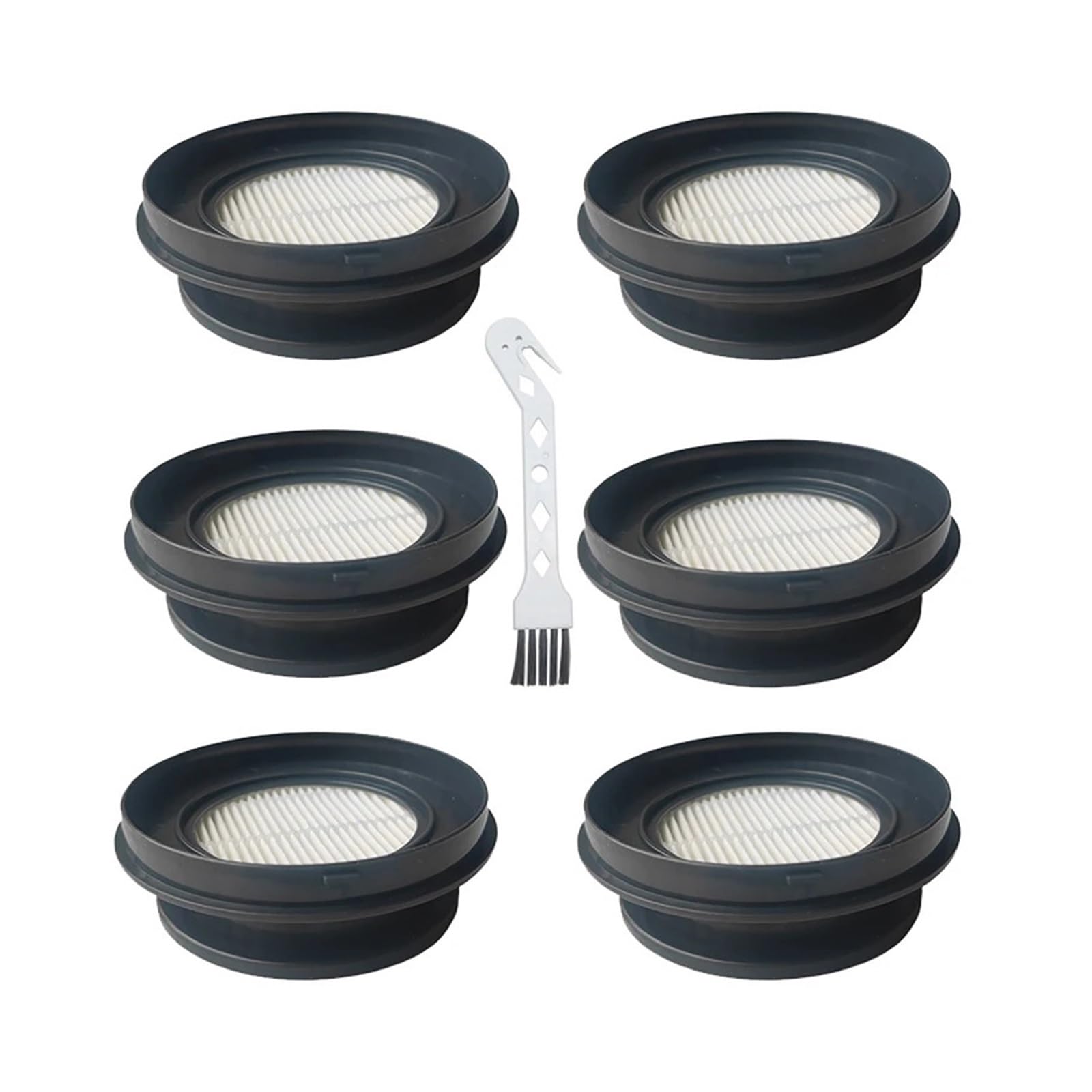 Laresar V7 & SunSare X7A-US Compatible Vacuum Filters Replacement Kit (6 Pack)
