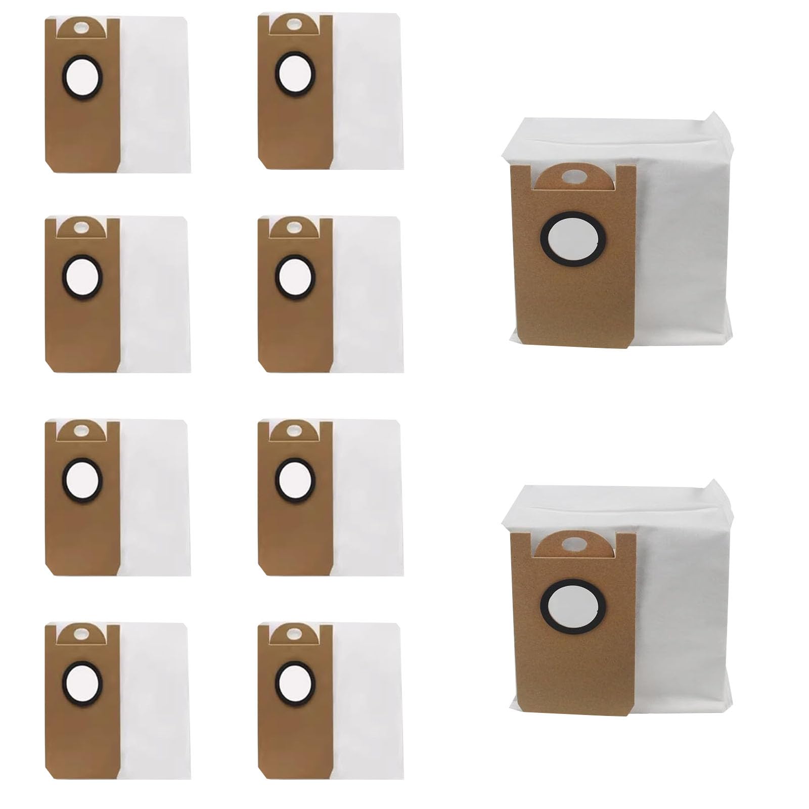 10 Pack Replacement Dust Bags for Laresar L6 Pro / L6 Nex / Viomi S9 - Durable & Efficient for Pet Hair on All Floor Sur